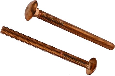 Купить болт мебельный м6х100 din 603, бронза (silicon bronze) по ...