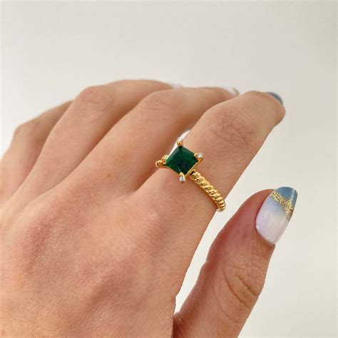 Emerald Green Ring – Embellished.co