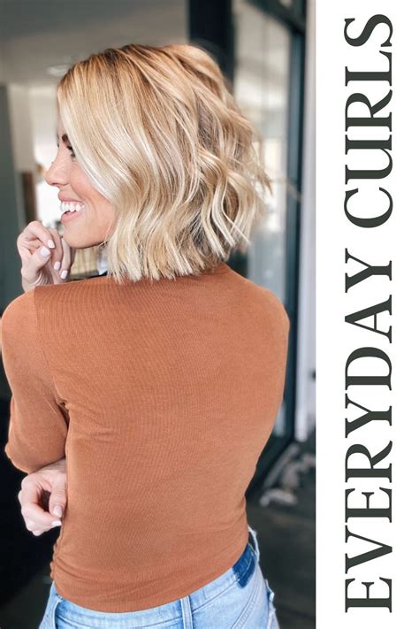 Curled Bob Hairstyle, Curled Hairstyles For Medium Hair, Loose Curls ...