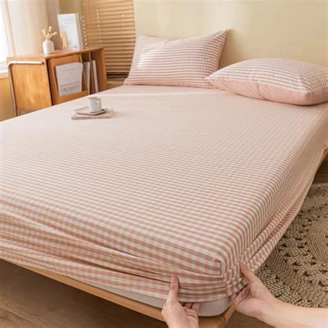 Gingham Twin Sheet, Soft Brushed Microfiber Plaid Twin Bed Sheets, Grid