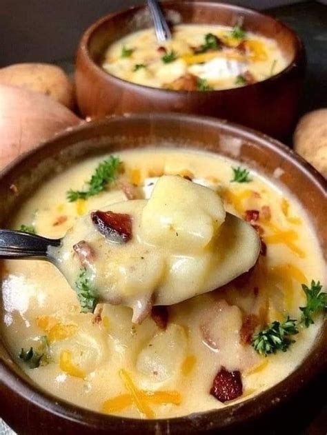 Creamy Potato Soup with Bacon - Recipes Need