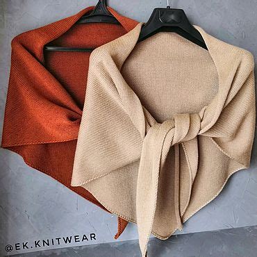Вязаная косынка – заказать на Ярмарке Мастеров – KC6LURU | Косынки ...