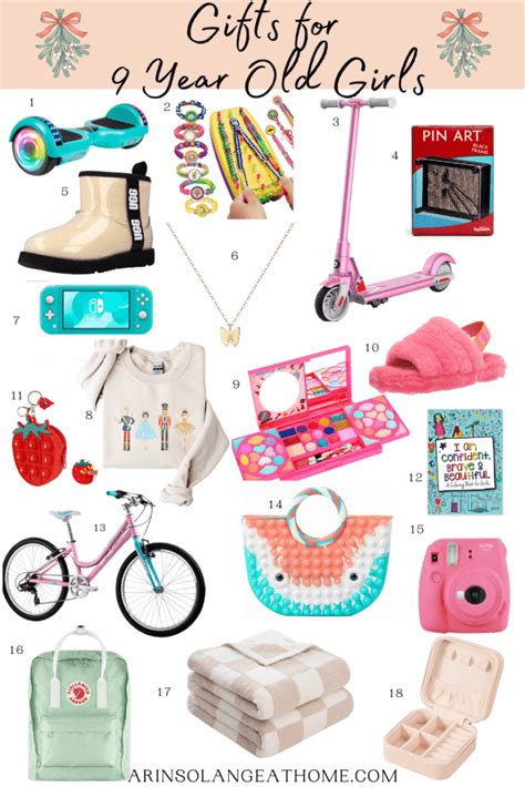 The Best Gifts for 9 Year Old Girls - arinsolangeathome