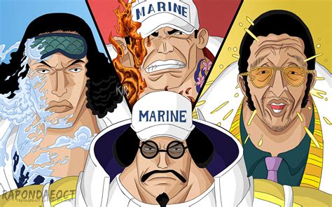 Fleet Admiral Sengoku and three Admiral : r/OnePiece
