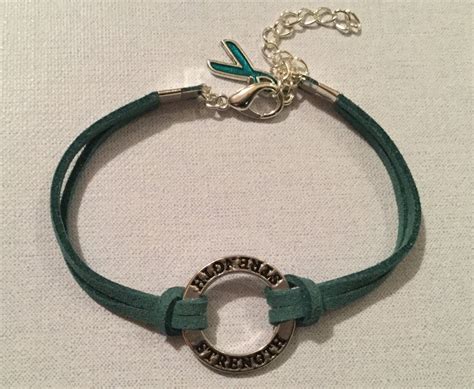 Anxiety Awareness & Panic Attack Bracelet Teal Bracelet - Etsy