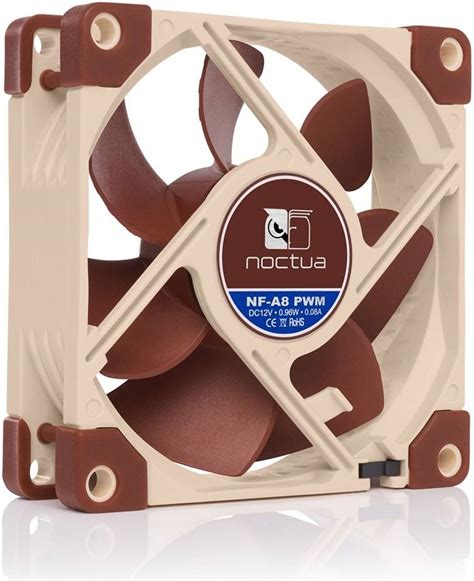 Noctua NF-A8 PWM, 4-Pin Premium Quiet Fan, 4-Pin PWM, 2200 RPM, SSO2 ...