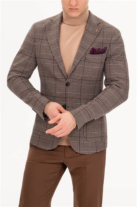 Коричневый пиджак Арт.:5507 – купить в магазине мужской одежды Smartcasuals