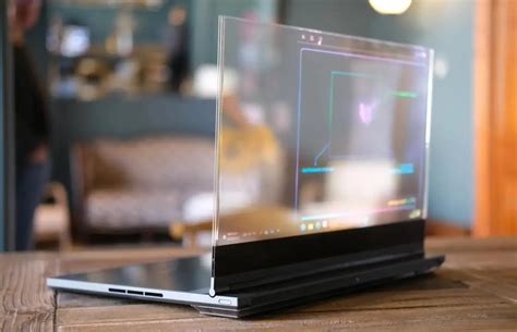 Lenovo показала футуристичный ноутбук с полупрозрачным экраном — Mobile ...