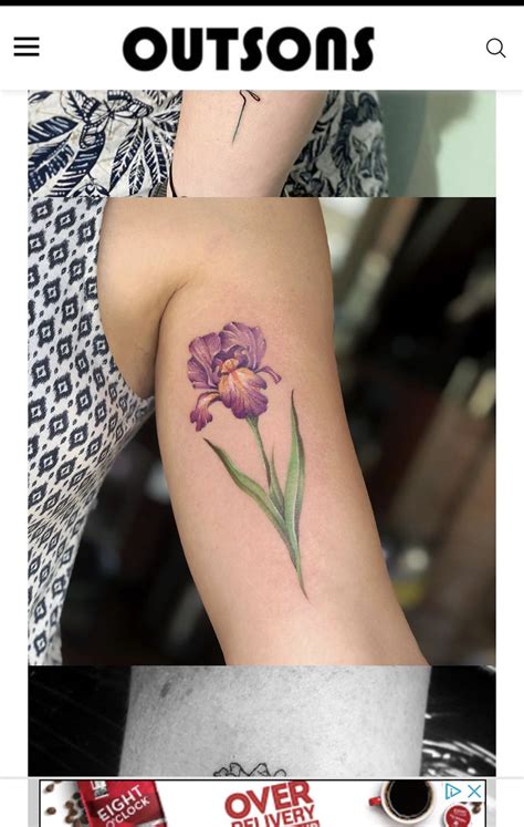 Pin by Ravit Hais on אירוסים | Iris tattoo, Iris flower tattoo, Floral tattoo