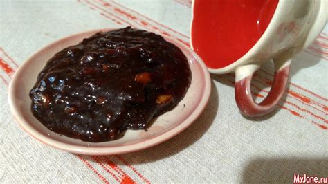 Шоколадно-сливовый десерт - десерт из слив, слива с какао, заготовки на ...