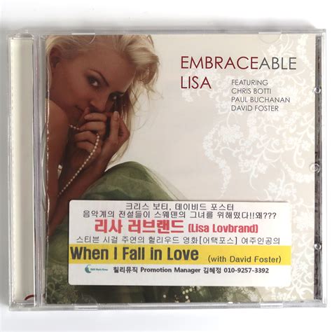 Lisa Lovbrand - Embraceable CD Album Korean Promo Korea - Korea Disco