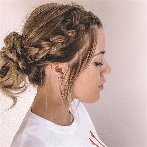 tutorial messy bun braid artofit