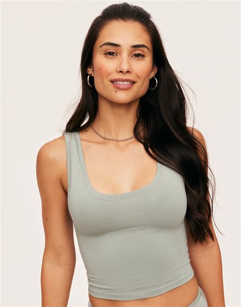 Jolene Green Crop Tank | Adore Me