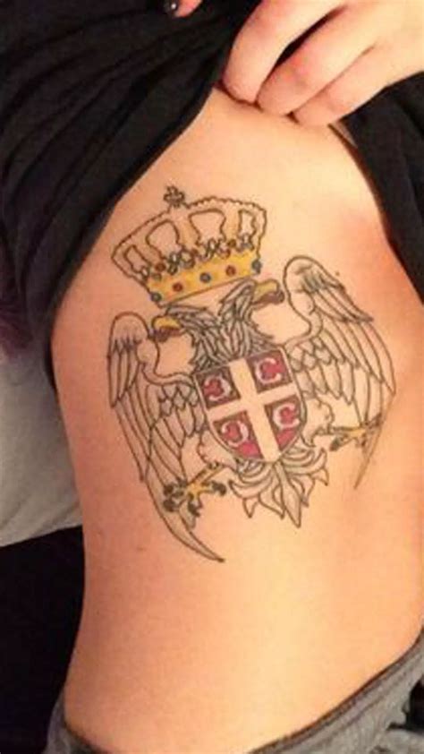 Serbian Eagle Tattoo