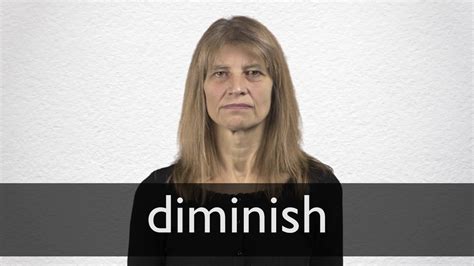 How to pronounce DIMINISH in British English - YouTube