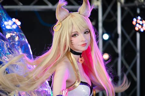 [福利COS] Peach milky - Peachmilky KDA Ahri [League of Legends] - 微图坊