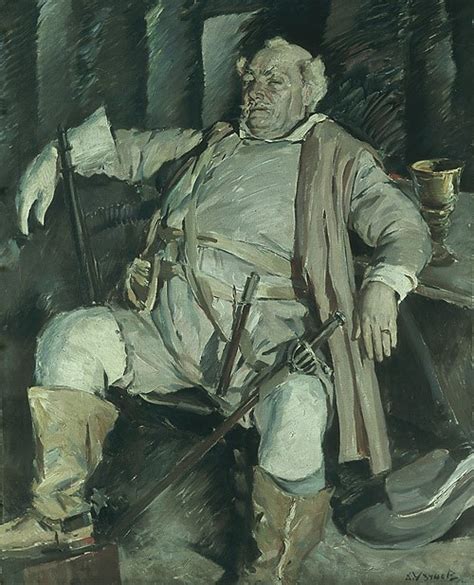 „Портрет на Кръстю Сарафов в ролята на Фалстаф, 1930“, [18… | Flickr