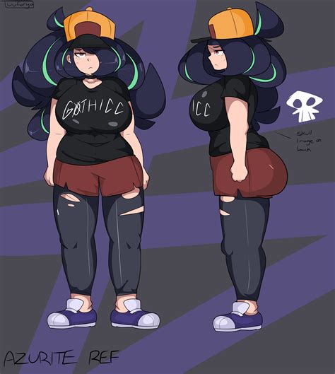 Azurite OC ref by Darkdoubloon on Newgrounds