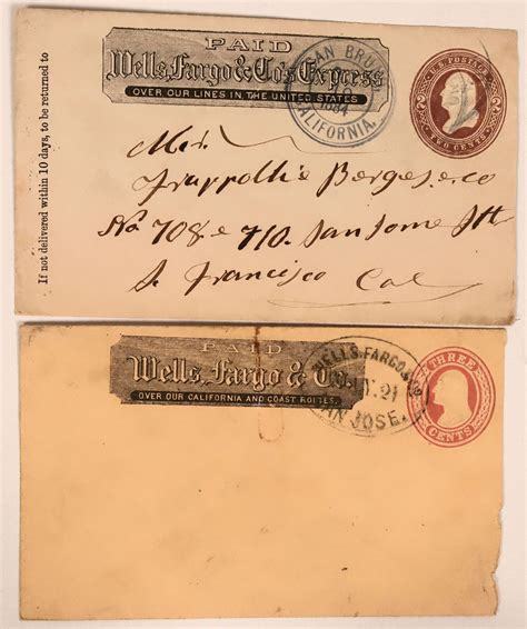 Two Wells Fargo Bay Area Covers (116238)
