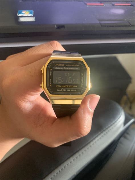Casio A168WE, Men's Fashion, Watches & Accessories, Watches on Carousell
