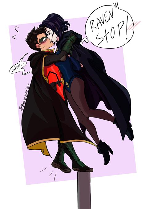 Pin by Terry Middleton on Raven x Robin | Raven teen titans, Robin and