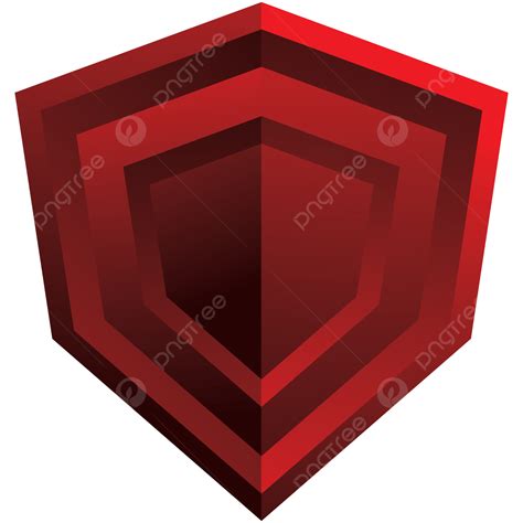 Red Badge Shield Vector, Red, Badge, Shield PNG and Vector with ...