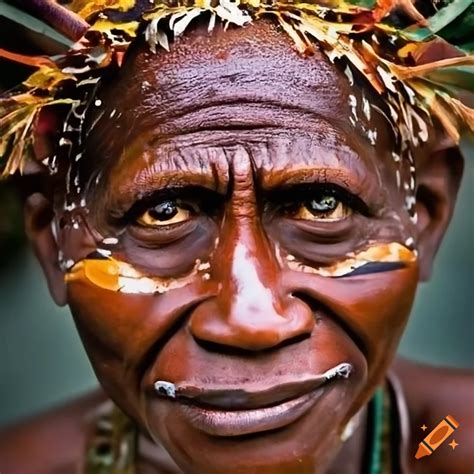 Portraits of people from papua new guinea on Craiyon