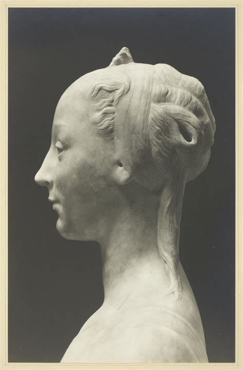 profile   unknown lady attributed  desiderio da settignano