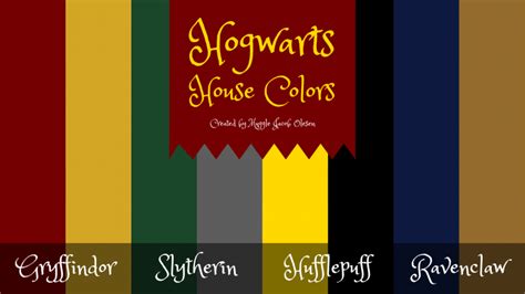Hogwarts House Colors: The Hidden Meaning and Symbolism in Harry Potter ...