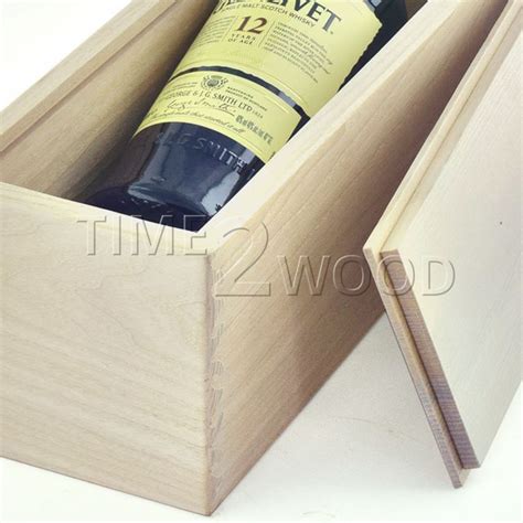 Коробка деревянная для вина. Слайдер PREMIUM White. 1бутылка - Time2wood