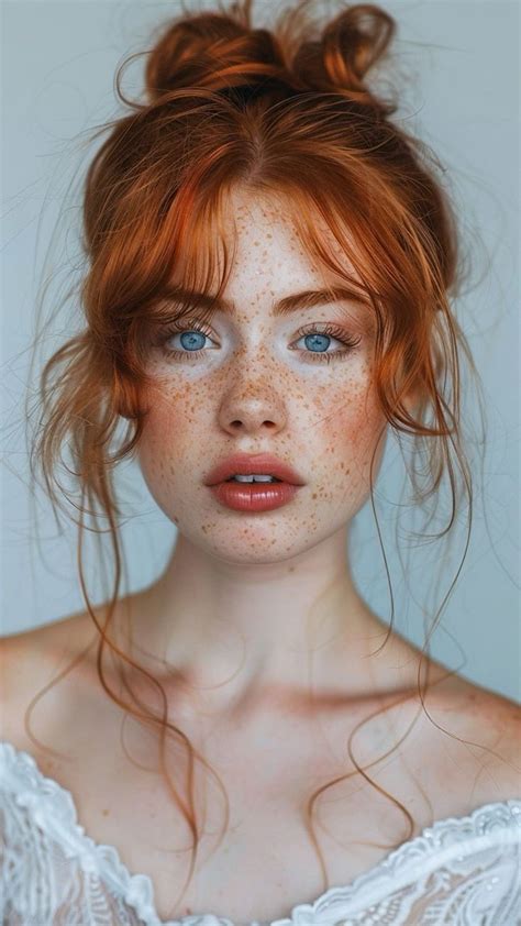 RedHead Wallpaper 🧡 | Red hair blue eyes, Red hair freckles, Woman with