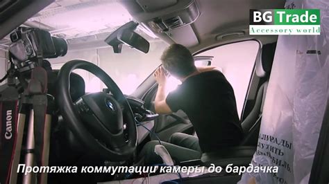 BMW установка видеорегистратора Full HD в штатный кожух зеркала заднего ...