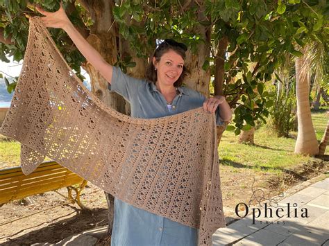 cleopatra shawl crochet pattern ophelia talks crochet