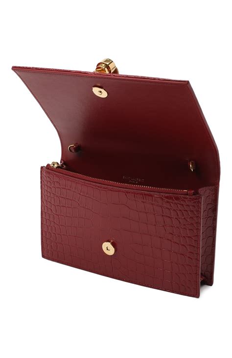 Женская красная сумка monogram kate small SAINT LAURENT купить в ...
