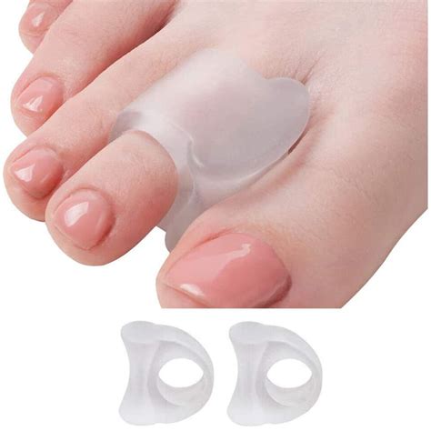 1pair Index Toe Corrector Unisex Transparent Toe Eversion Fixer Foot ...