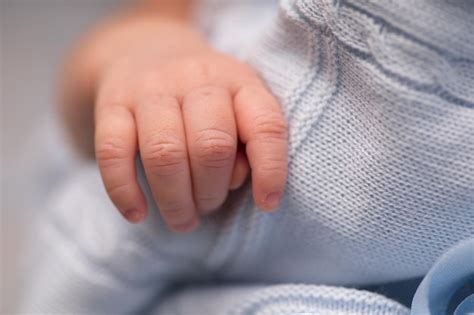 Premium Photo | Newborn baby little hands body part affection motherhood