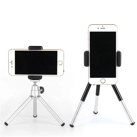 Mini Flexible Selfie Tripod with Bluetooth Remote Metal Selfie Tripod for iPhone Samsung Xiaomi ...