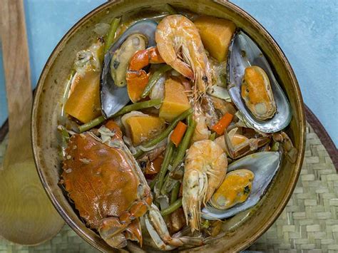 Ginataang Seafood with Vegetables | Amiable Foods