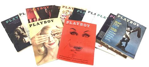 Lot - (38) 1957-1963 Playboy Magazines