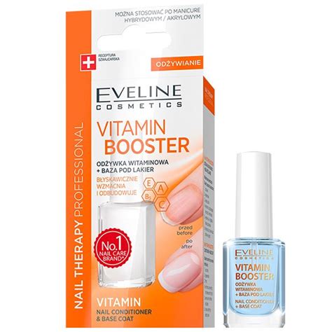 Eveline Nail Therapy Vitamin Booster, витаминный кондиционер + база под ...