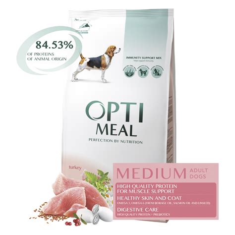 Корм для собак Optimeal Dog Adult Medium, 1,5 кг купить в Киеве и ...