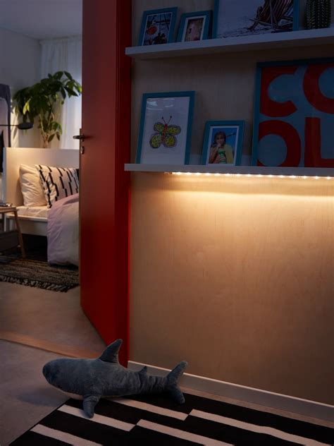 LED strip lighting fits wherever you want - IKEA