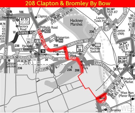 London Bus Route 208