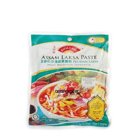 DOLLEE ASSAM LAKSA PASTE 200G - Asian Grocer