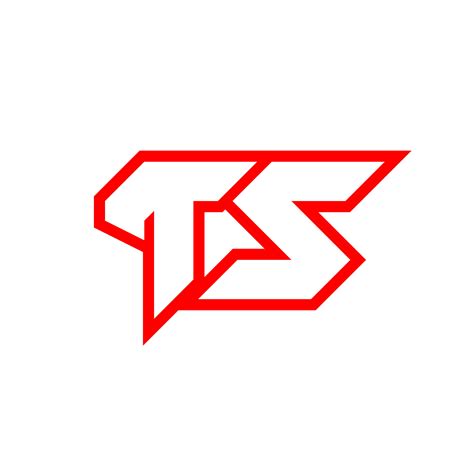 diseño del logotipo ts, diseño inicial de la letra ts con estilo de