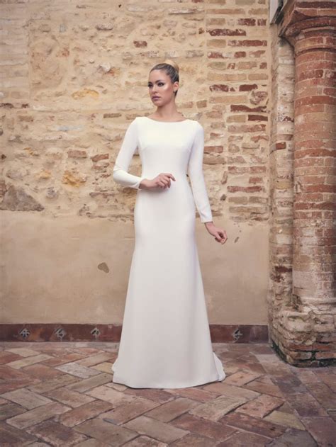 civil wedding dress winter