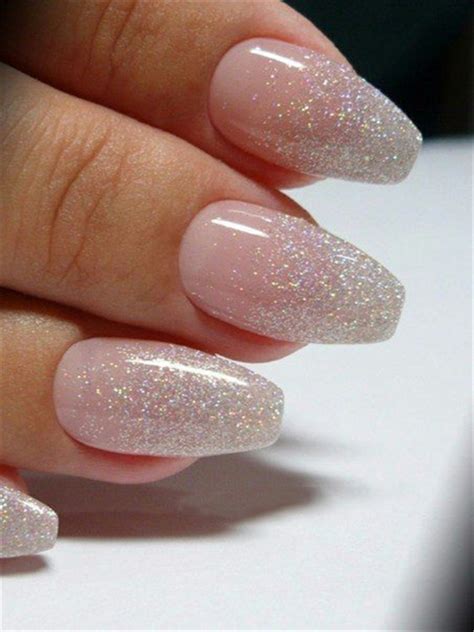 Baby Boom Glitter Nails Baby Boomer Nails With Leopar Details