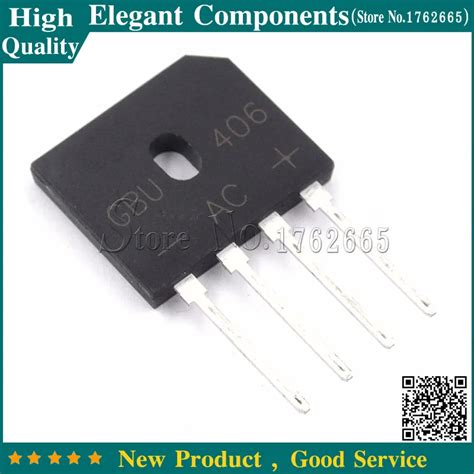 50PCS 4A 600V diode bridge rectifier GBU406-in Replacement Parts ...