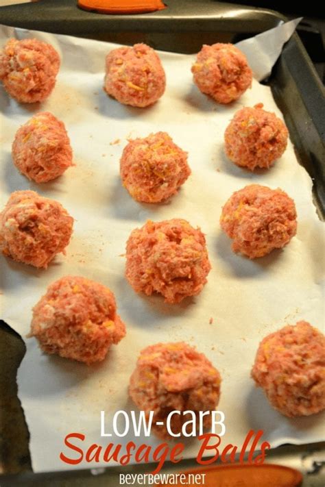Low-Carb Sausage Balls - Keto Meatballs - Beyer Eats and Drinks