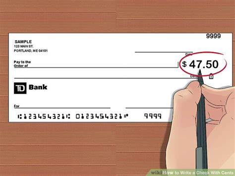 How to Write a Check With Cents: 10 Steps (with Pictures)